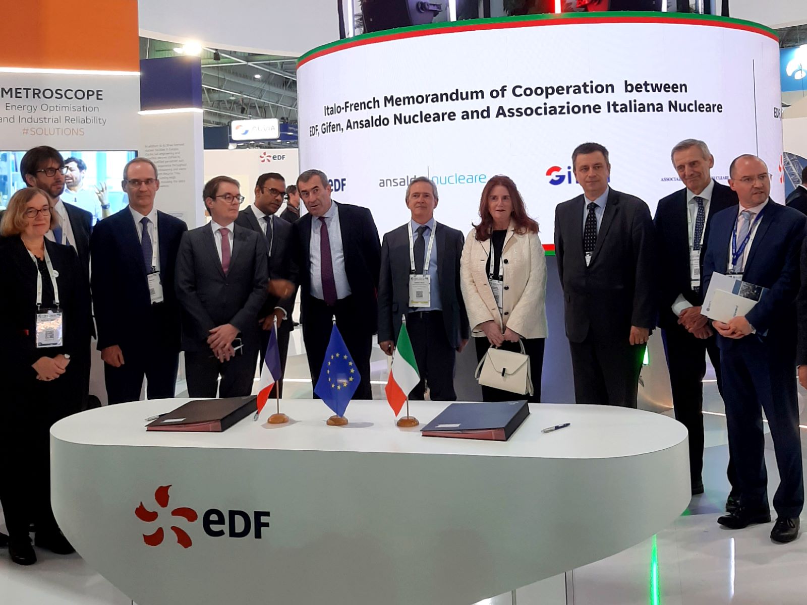 Ansaldo Nucleare e Associazione italiana nucleare firmano accordi strategici con Francia e Romania Ansaldo Nucleare e Associazione italiana nucleare firmano accordi strategici con Francia e Romania