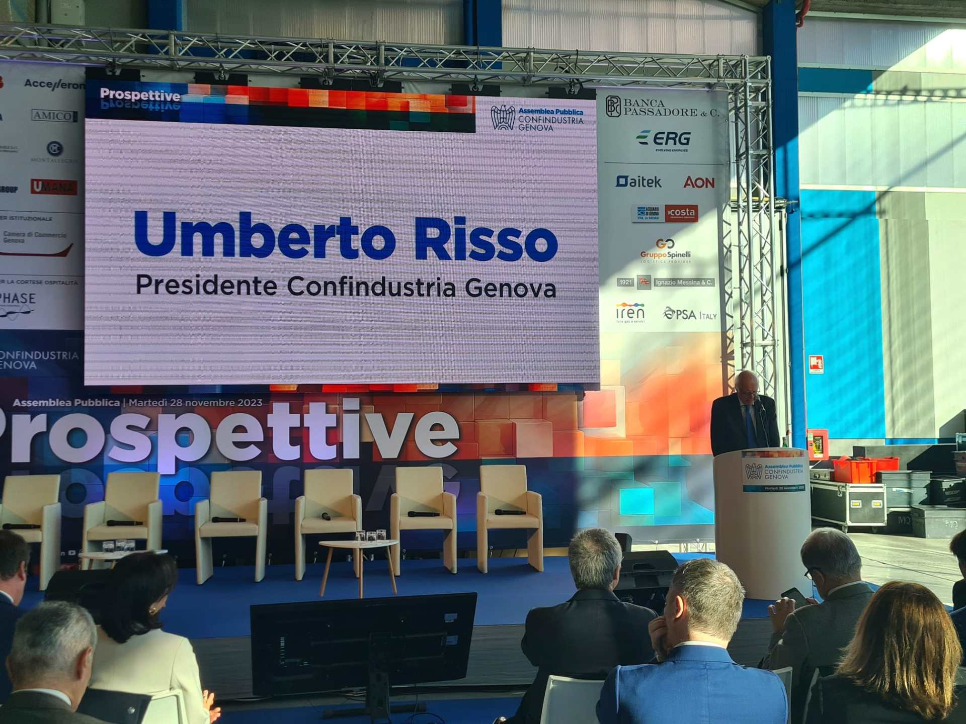 Assemblea di Confindustria Genova, Risso: «Filiera e fattore umano fondamentali per non restare indietro» Assemblea di Confindustria Genova, Risso: «Filiera e fattore umano fondamentali per non restare indietro»