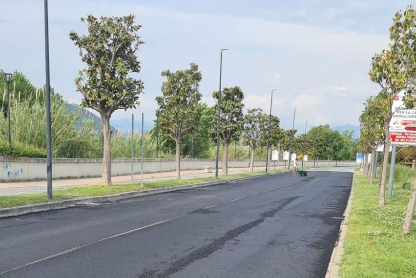 Albenga: lunedì 22 asfaltatura via Martiri della Foce Albenga: lunedì 22 asfaltatura via Martiri della Foce
