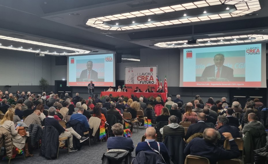 Congresso Cgil Liguria, Calà: «Vertenze industria trovino soluzione nazionale» Congresso Cgil Liguria, Calà: «Vertenze industria trovino soluzione nazionale»