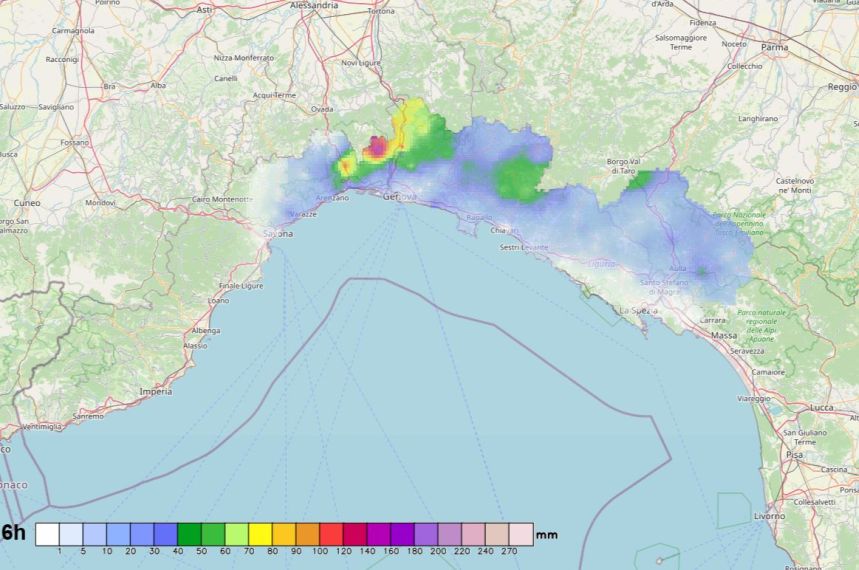 Arpal: alle 15 termina l’allerta gialla per temporali Arpal: alle 15 termina l’allerta gialla per temporali