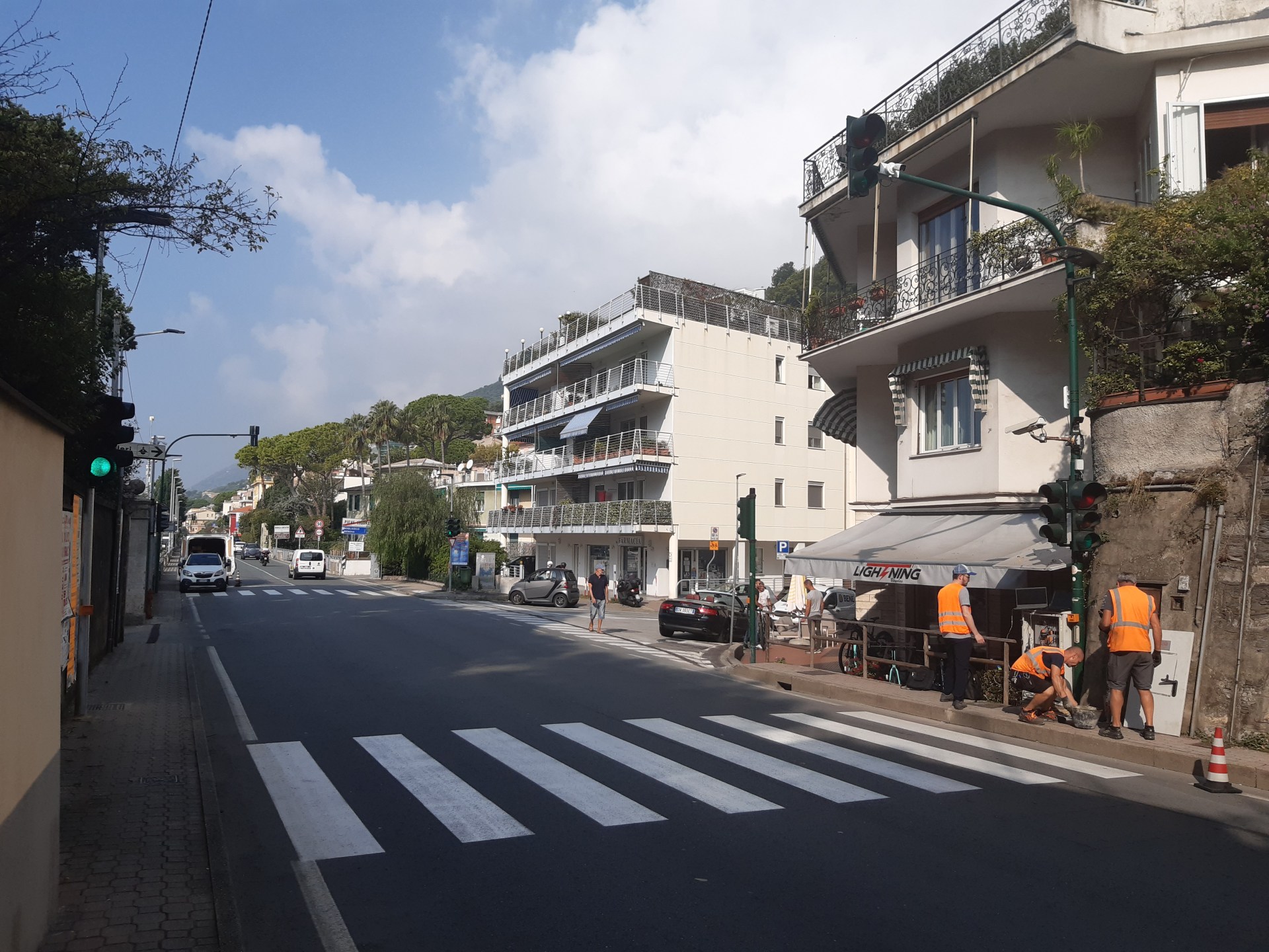 Pieve Ligure, installato semaforo intelligente che si regola in base al traffico Pieve Ligure, installato semaforo intelligente che si regola in base al traffico