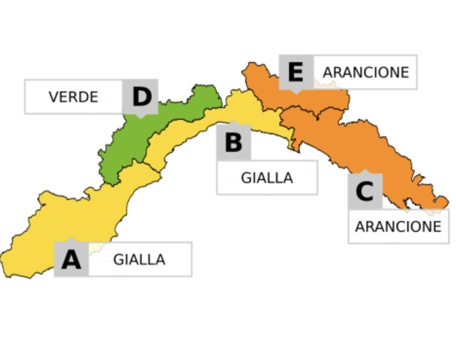 Levante in allerta arancione temporali, avviso per venti di burrasca forte e mareggiate Levante in allerta arancione temporali, avviso per venti di burrasca forte e mareggiate