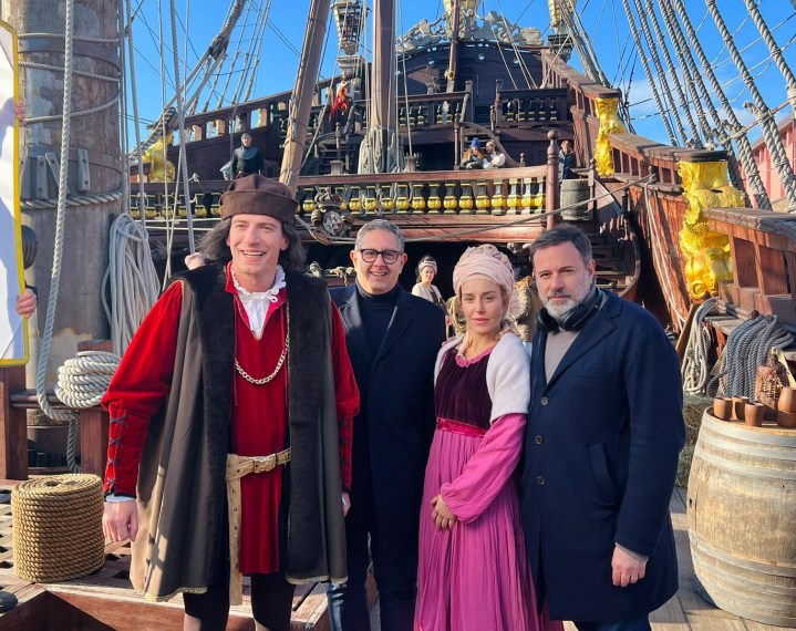 Maurizio Lastrico diventa Colombo nello spot promozionale della Liguria a Sanremo Maurizio Lastrico diventa Colombo nello spot promozionale della Liguria a Sanremo