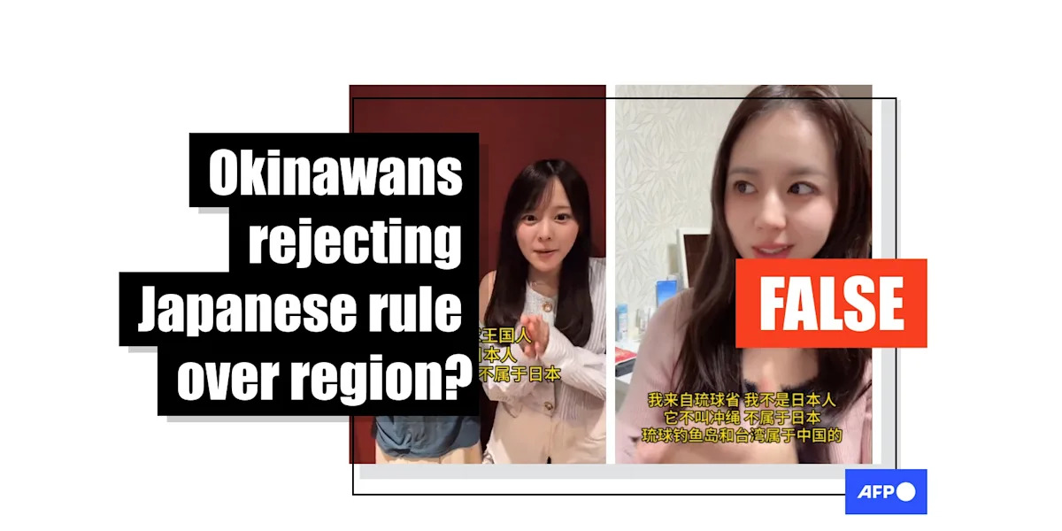 Posts misrepresent unrelated videos as call for Okinawa’s separation from Japan Posts misrepresent unrelated videos as call for Okinawa’s separation from Japan