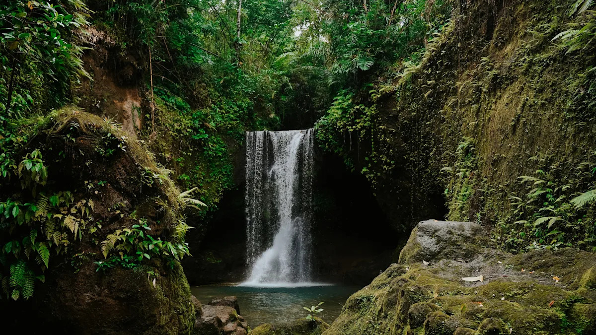 Avoid Large Crowds In Bali & Swim At This Peaceful Waterfall With A Gorgeous, Natural Pool Avoid Large Crowds In Bali & Swim At This Peaceful Waterfall With A Gorgeous, Natural Pool