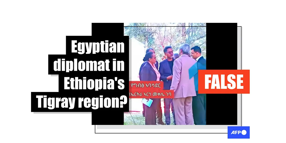 Clip shows Indian doctor, not Egyptian diplomat, visiting Ethiopia’s Tigray region Clip shows Indian doctor, not Egyptian diplomat, visiting Ethiopia’s Tigray region