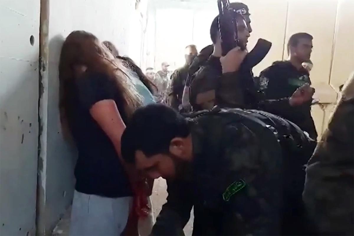 Hostage families share disturbing video of Israeli soldiers being abducted by Hamas on Oct. 7 Hostage families share disturbing video of Israeli soldiers being abducted by Hamas on Oct. 7