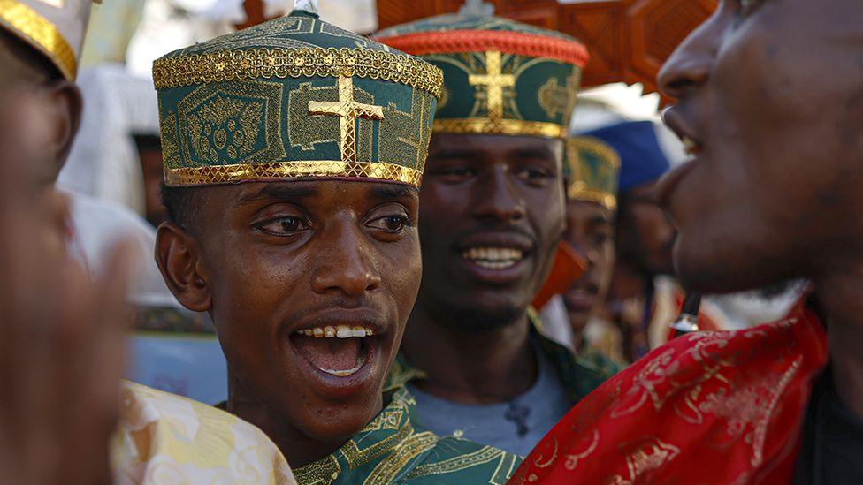 Drums, chants and celebrations as Ethiopians mark the baptism of Jesus Drums, chants and celebrations as Ethiopians mark the baptism of Jesus