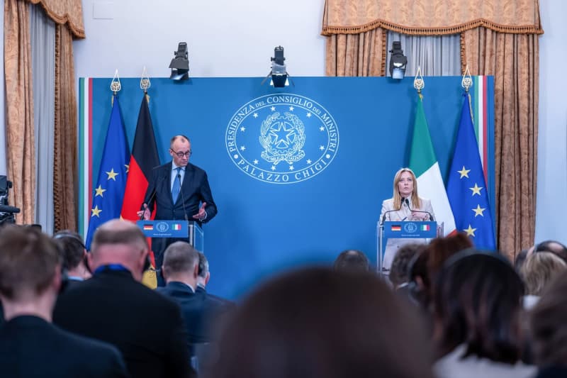Merz: ‘No hierarchy’ in partners as Germany and Italy deepen ties Merz: ‘No hierarchy’ in partners as Germany and Italy deepen ties