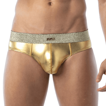 Herren Slip gold Glitzer Herren Slip gold Glitzer