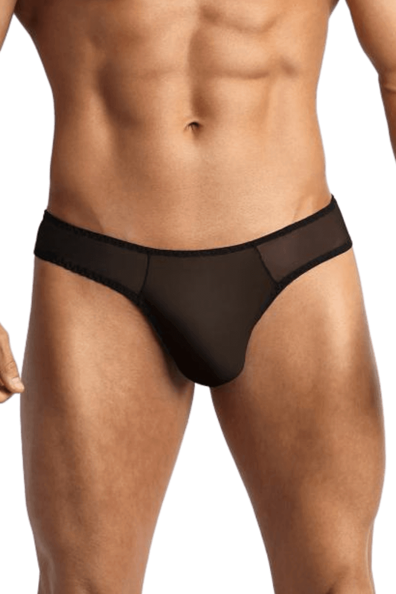 Herren String in schwarz