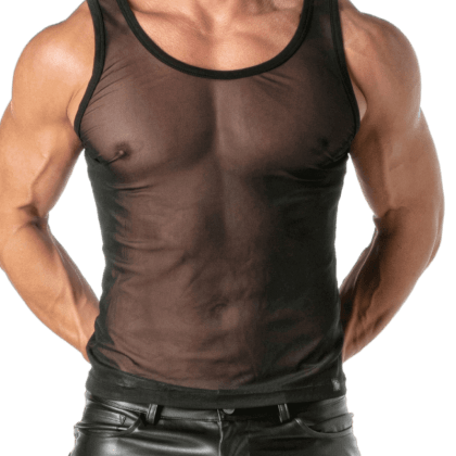 Tanktop Mesh schwarz Tanktop Mesh schwarz