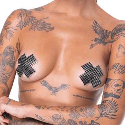 Pasties Kreuz mit Strass Pasties Kreuz mit Strass