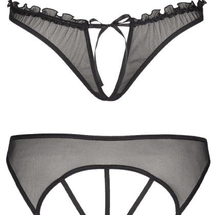 Ouvert String schwarz Plus Size Ouvert String schwarz Plus Size