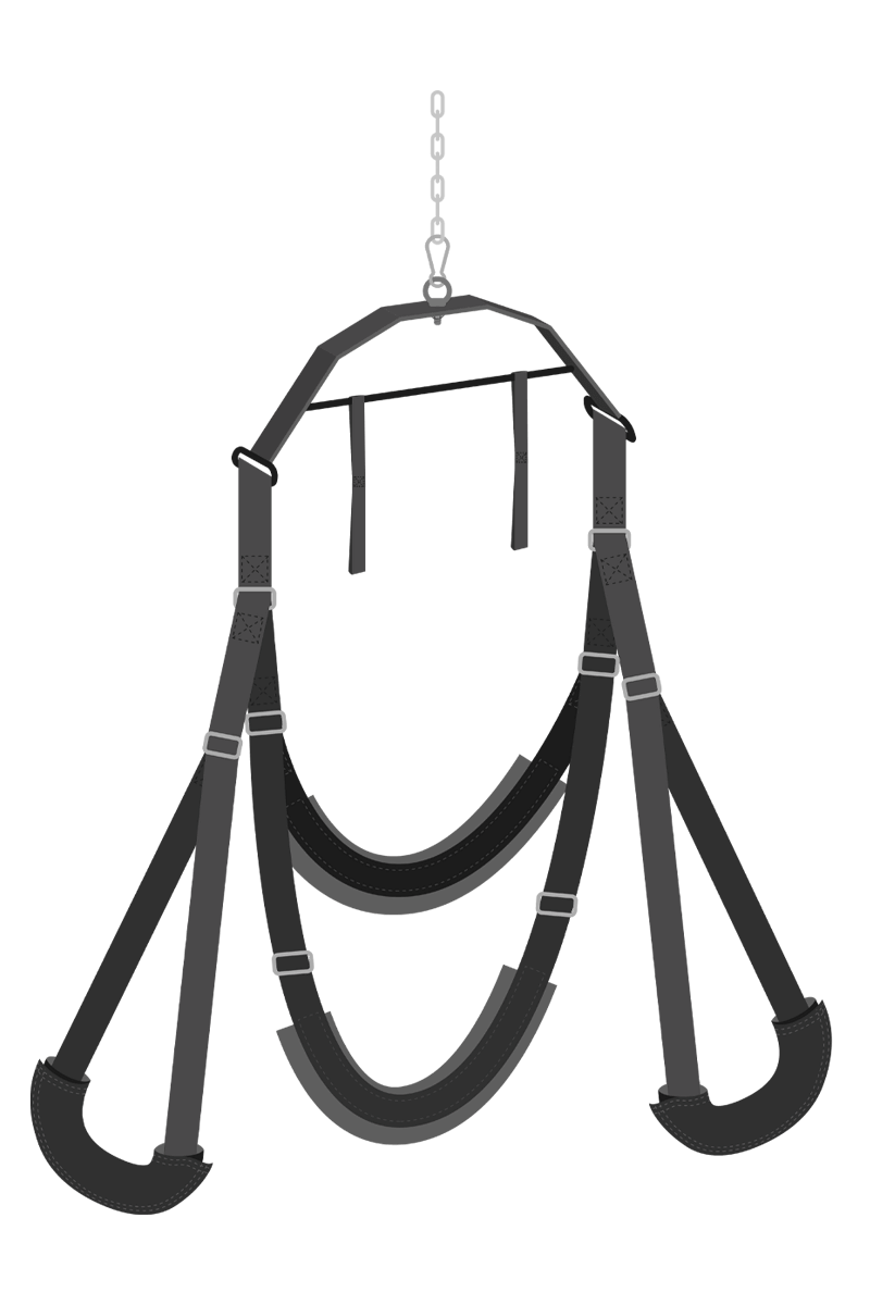 Liebesschaukel mit gepolsterten Gurten – 100kg Tragkraft