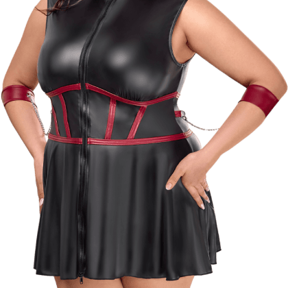 Kleid mit Fesseln und Augenbinde Plus Size Kleid mit Fesseln und Augenbinde Plus Size