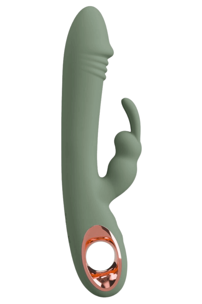 Rabbit Vibrator olive – 21,4 cm | 3,6 cm