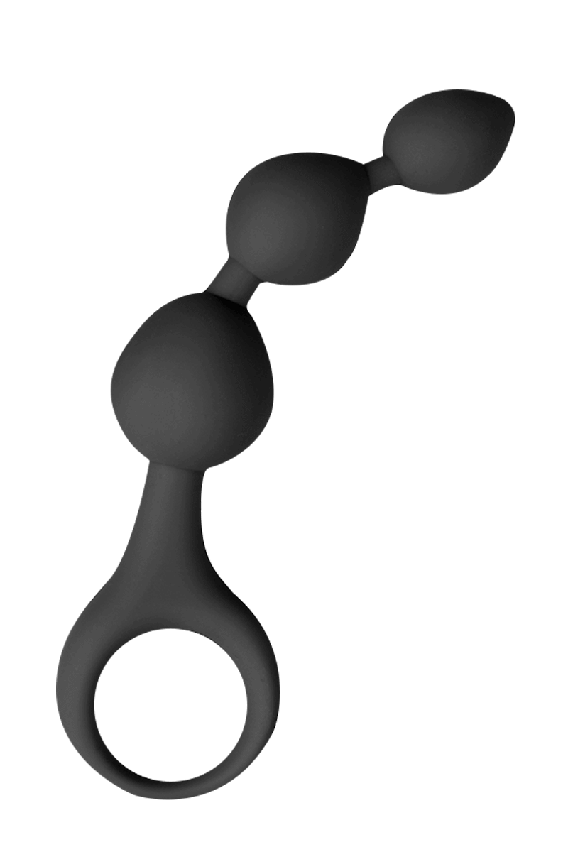 Analkette mit drei Kugelgrößen – 15,5cm