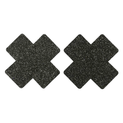 Nipple Cover schwarz Glitzer Nipple Cover schwarz Glitzer