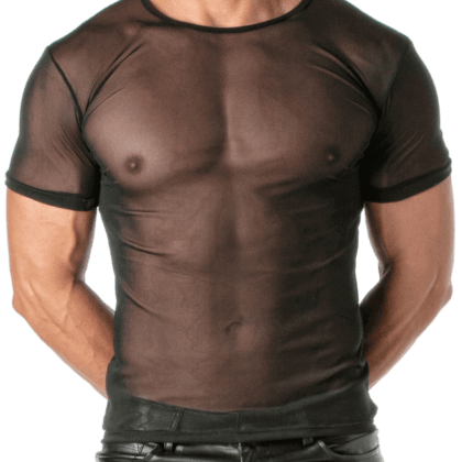 Mesh-Shirt schwarz Mesh-Shirt schwarz