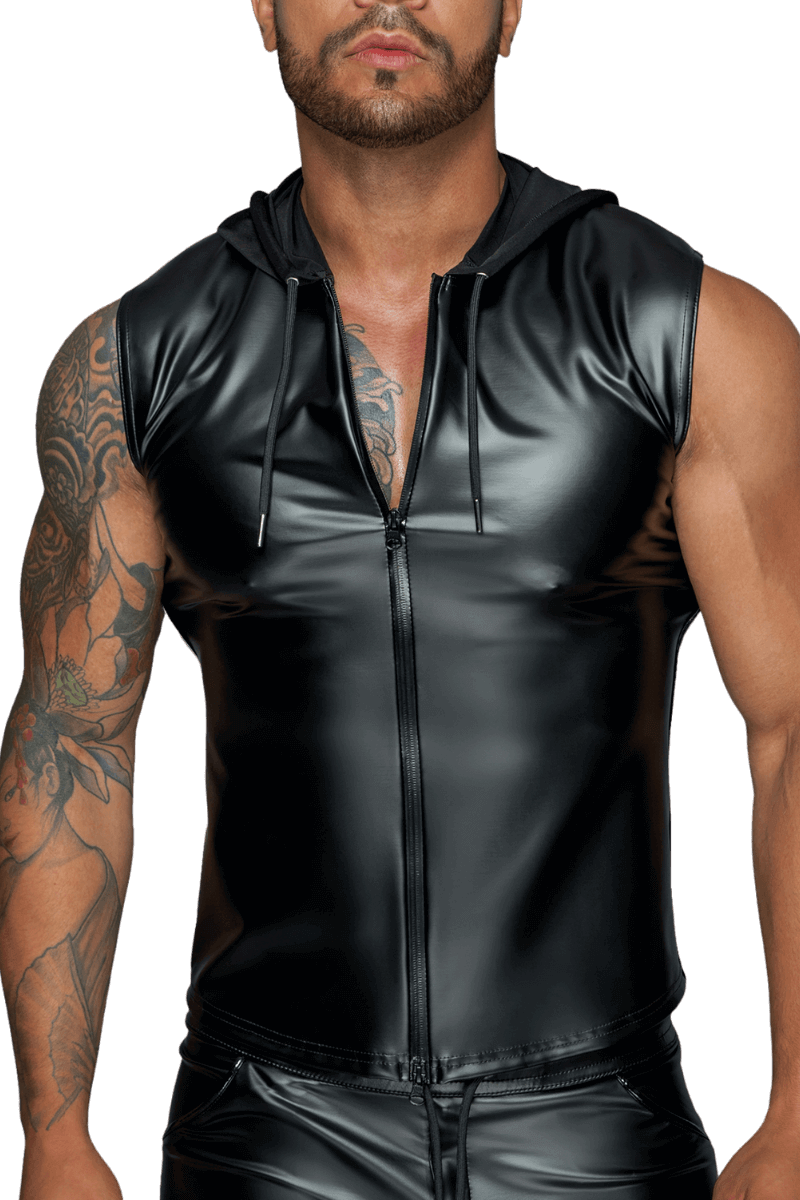 Kapuzenshirt in schwarz