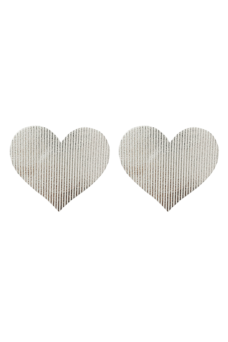 Nipple Cover Herz silber