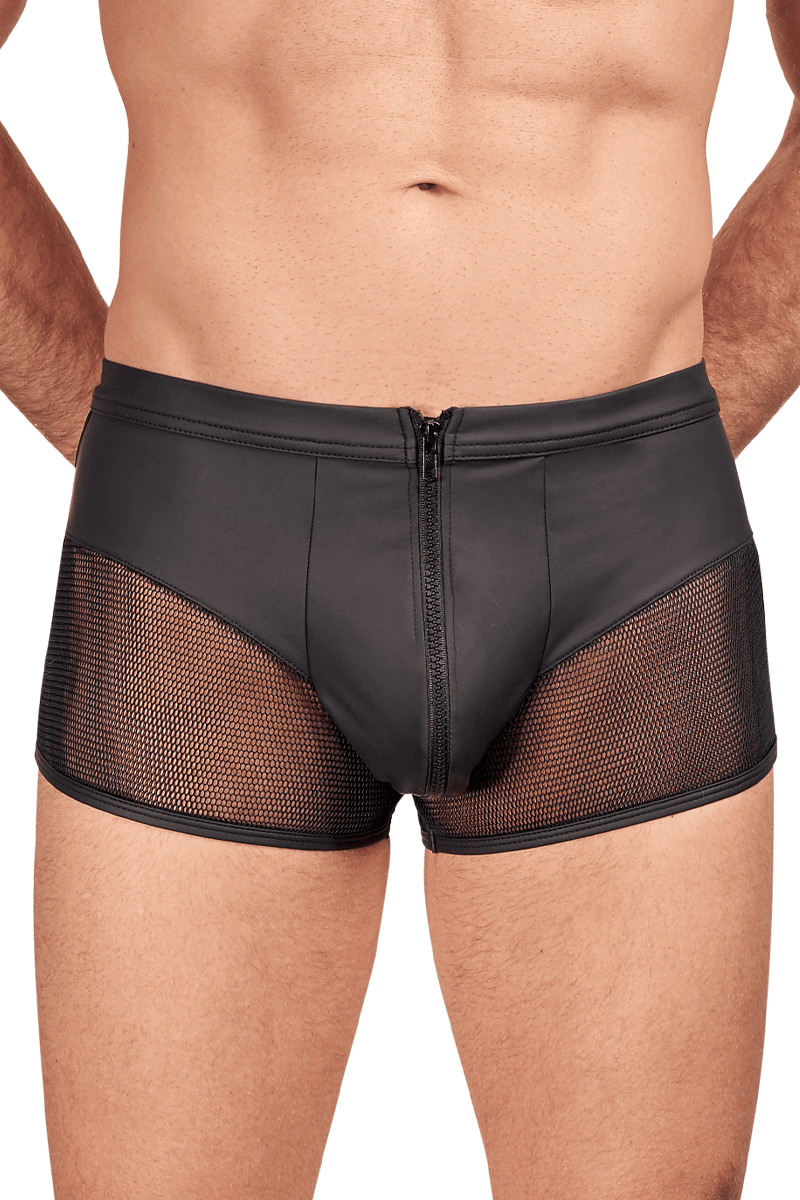 Pants in schwarz mit Netz