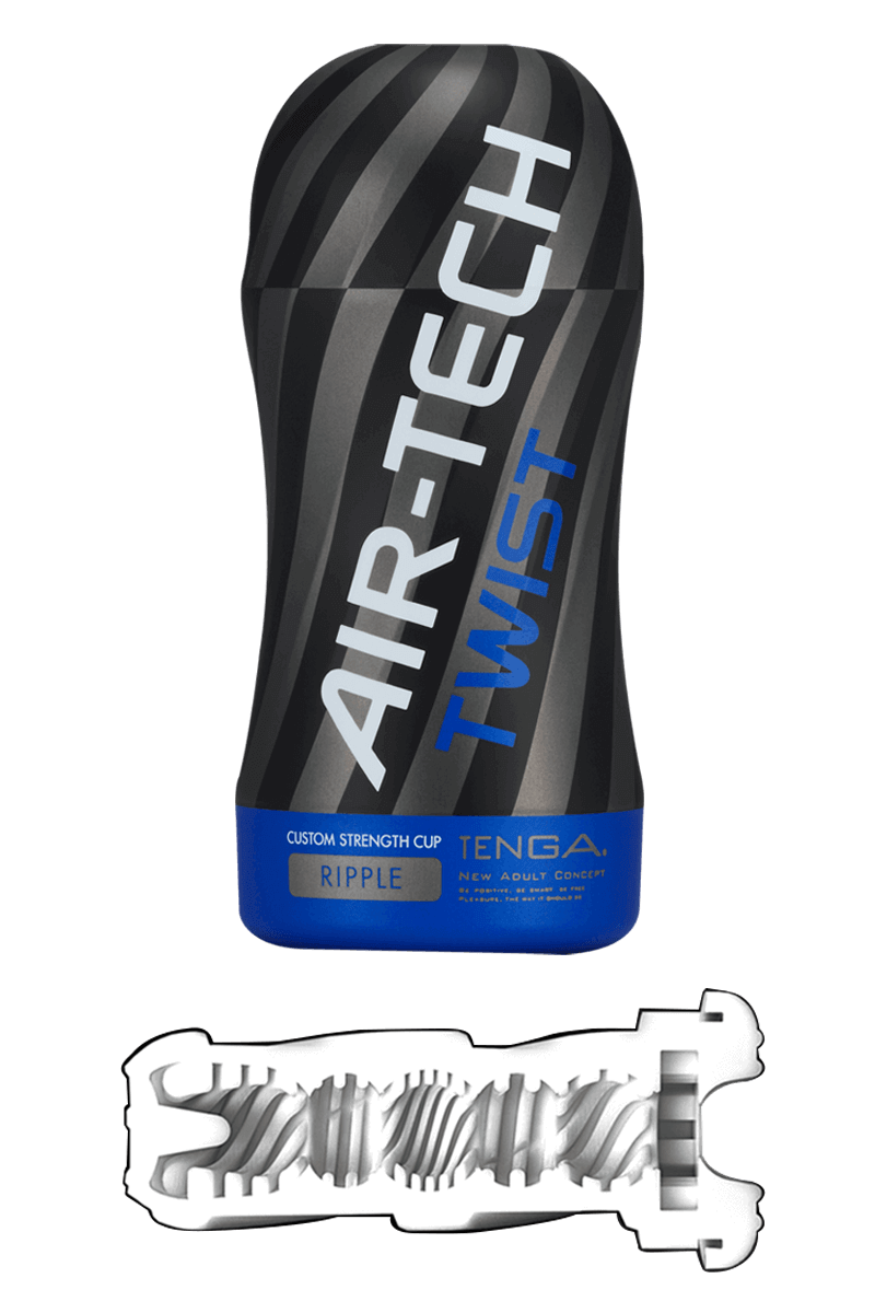 AIR-TECH Twist Cup Masturbator Wellen – Enge verstellbar – wiederverwendbar – Tenga