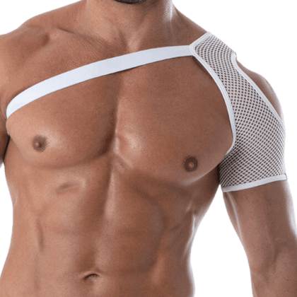 Schulter Harness mit Netz weiß Schulter Harness mit Netz weiß