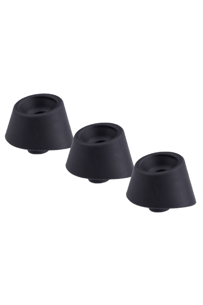 3er Pack Ersatzkappen für Womanizer® Duo – schwarz