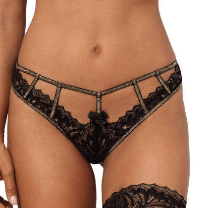 String in schwarz gold String in schwarz gold