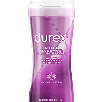 2in1 Massage- und Gleitgel – 200ml Wasserbasis – Aloe Vera – Durex Play 2in1 Massage- und Gleitgel – 200ml Wasserbasis – Aloe Vera – Durex Play