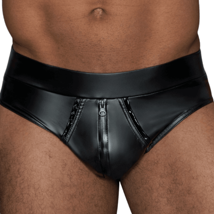 Wetlook Slip mit Reißverschluss Wetlook Slip mit Reißverschluss