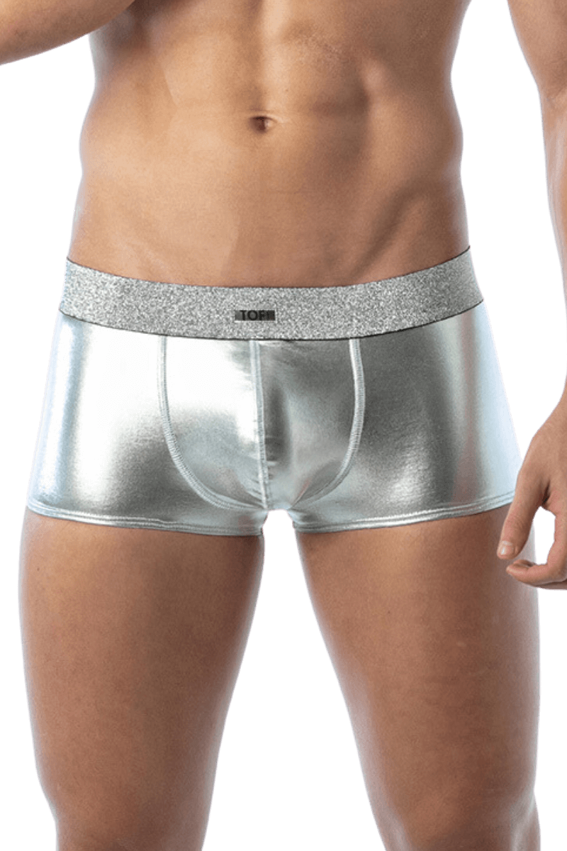 Herren Boxershorts in silber