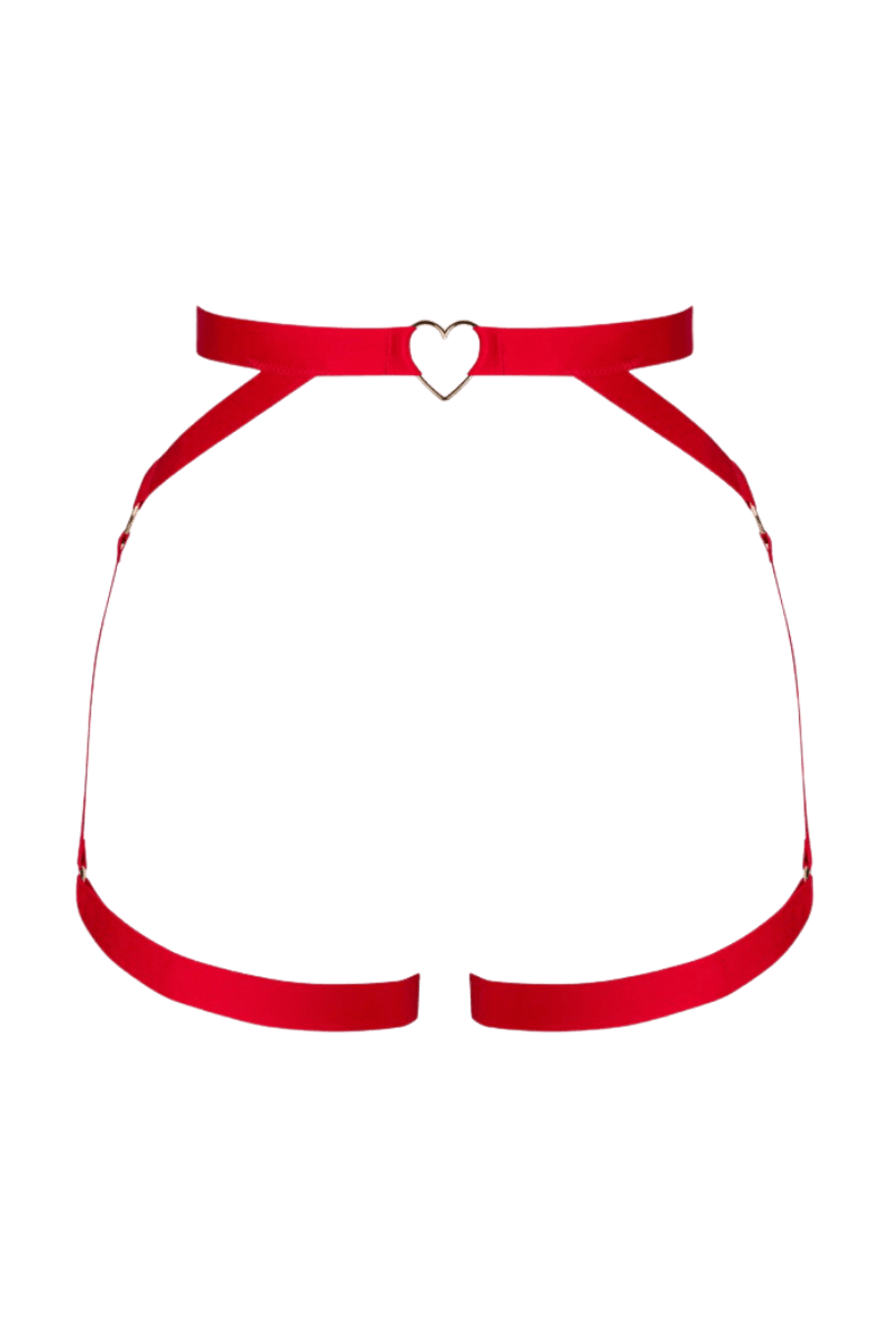 Harness rot mit Herz