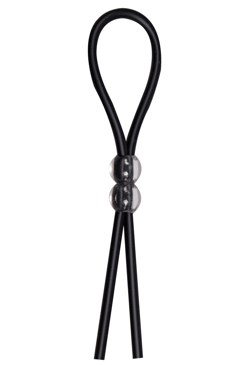 Silikon-Penisschlaufe mit 2 Perlen – 24cm