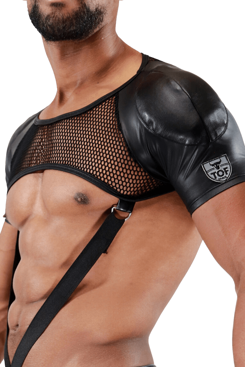 Harness Shirt Wetlook Netz