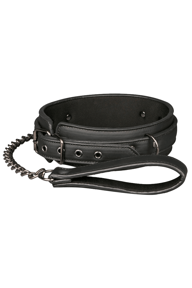 Halsfessel mit abnehmbarer Leine