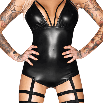 Strapsbody zum Öffnen im Schritt Strapsbody zum Öffnen im Schritt