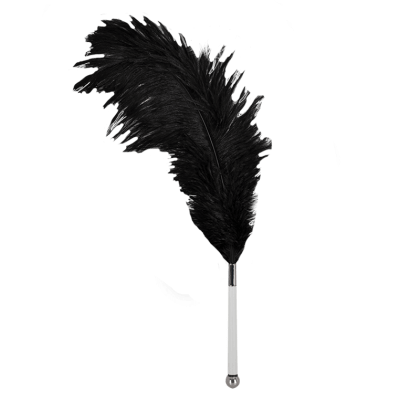 Federstab mit Straußenfeder – 13cm Federstab mit Straußenfeder – 13cm