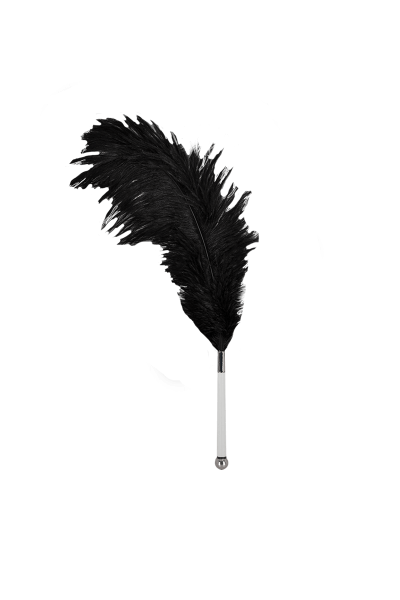 Federstab mit Straußenfeder – 13cm