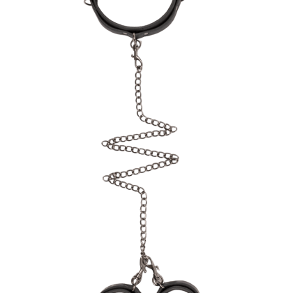 Halsband-Handfessel-Ketten-Set Halsband-Handfessel-Ketten-Set