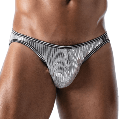 Herren Slip in silber Herren Slip in silber