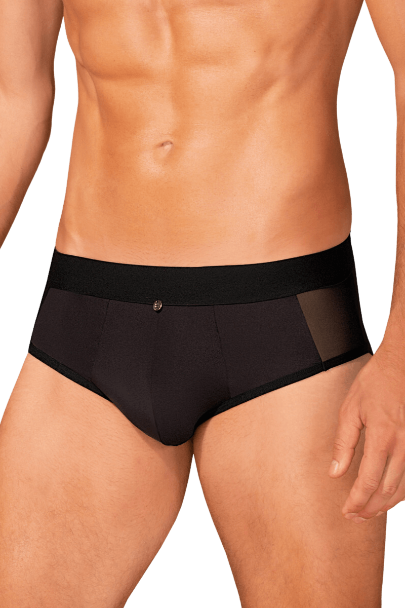 Männer Slip schwarz