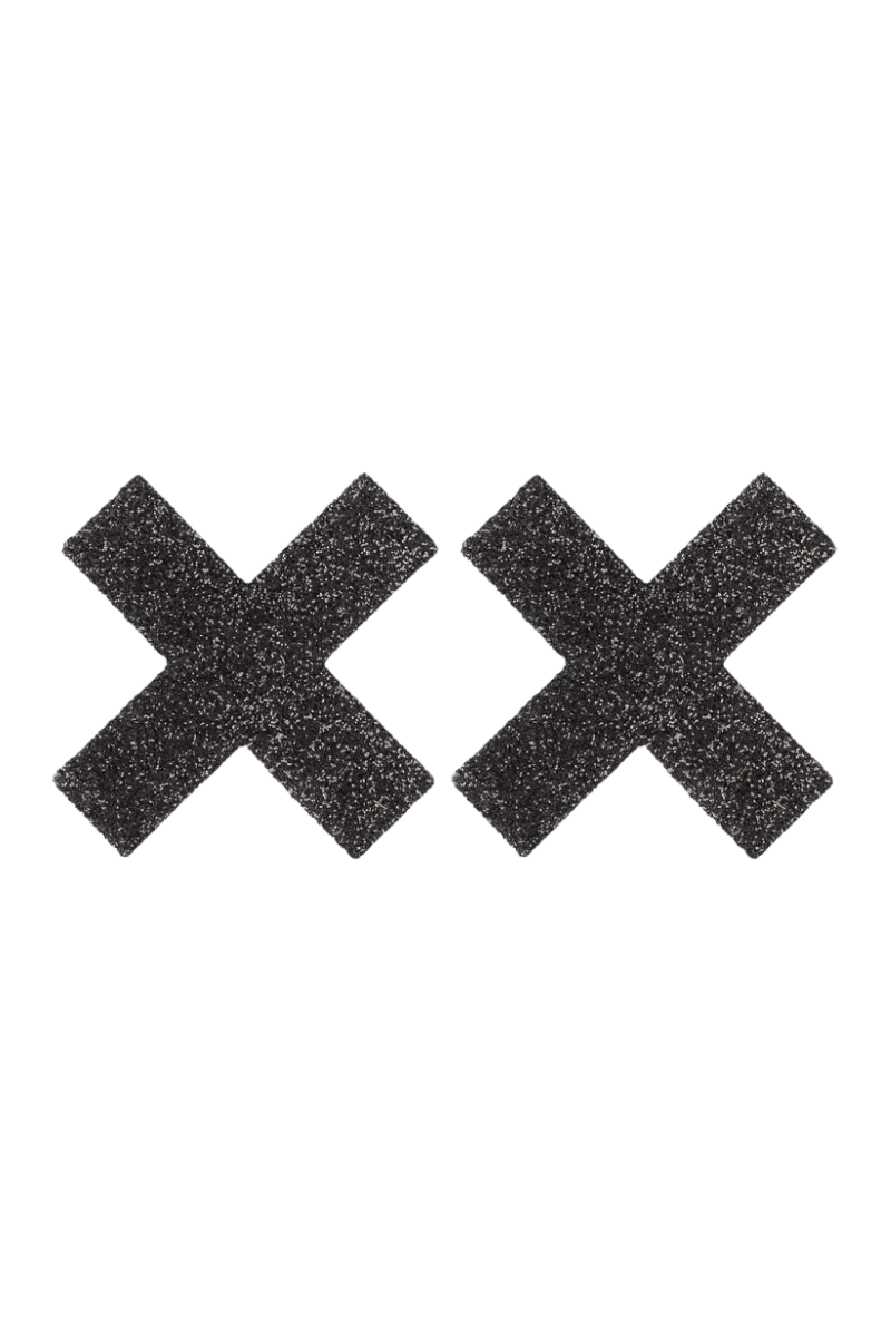 Nipple Pasties Kreuze schwarz