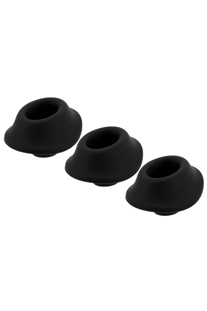 3er Pack Ersatzkappen – Womanizer® Premium 2 / Classic 2 / Starlet 3 – schwarz
