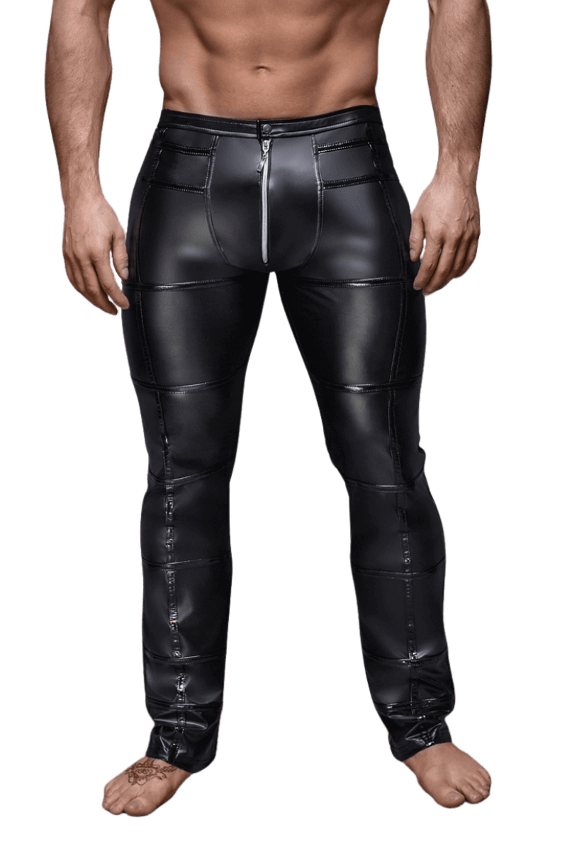 Wetlook Hose mit Streifen