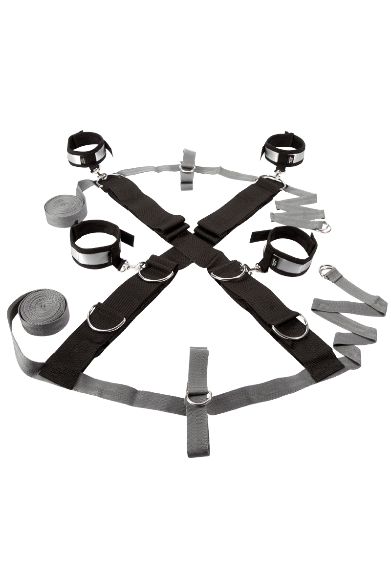 Shades of Grey – 7tlg. Bettfessel-Set