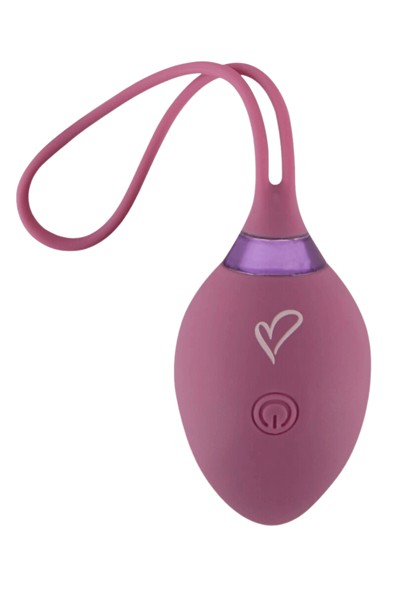 leise Vibro-Liebeskugel mit Fernbedienung in lila – 41g